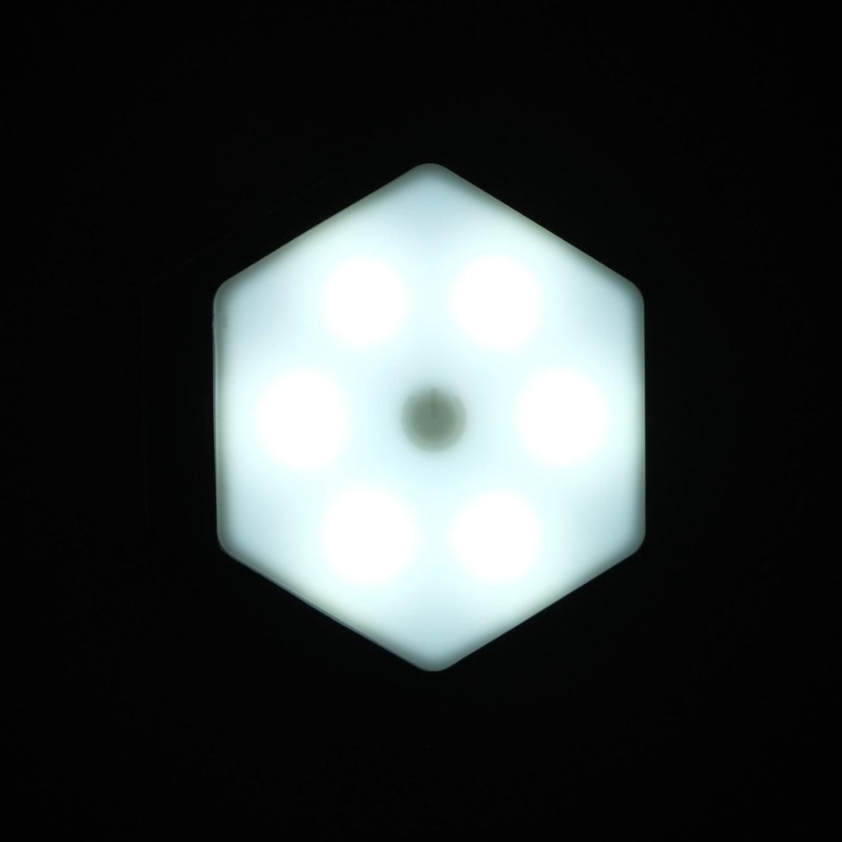Светильник сенсорный Hexagon соты с пультом RGB Light 85х74х27мм 3 шт