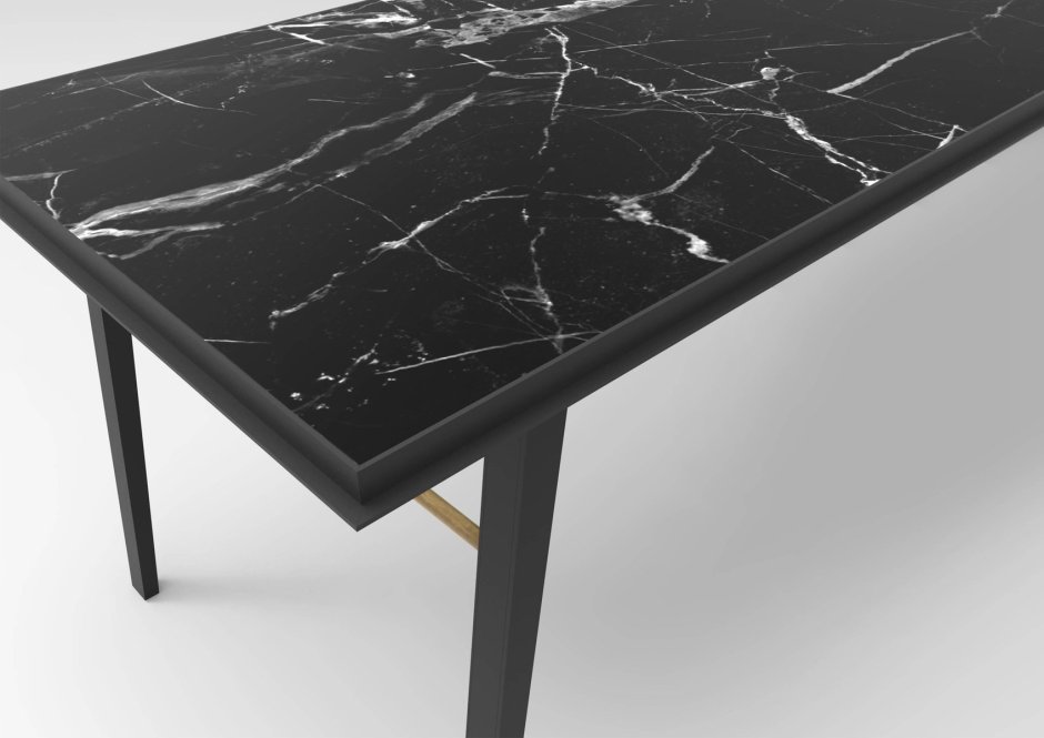 Стол 29 Black Marble черный мрамор
