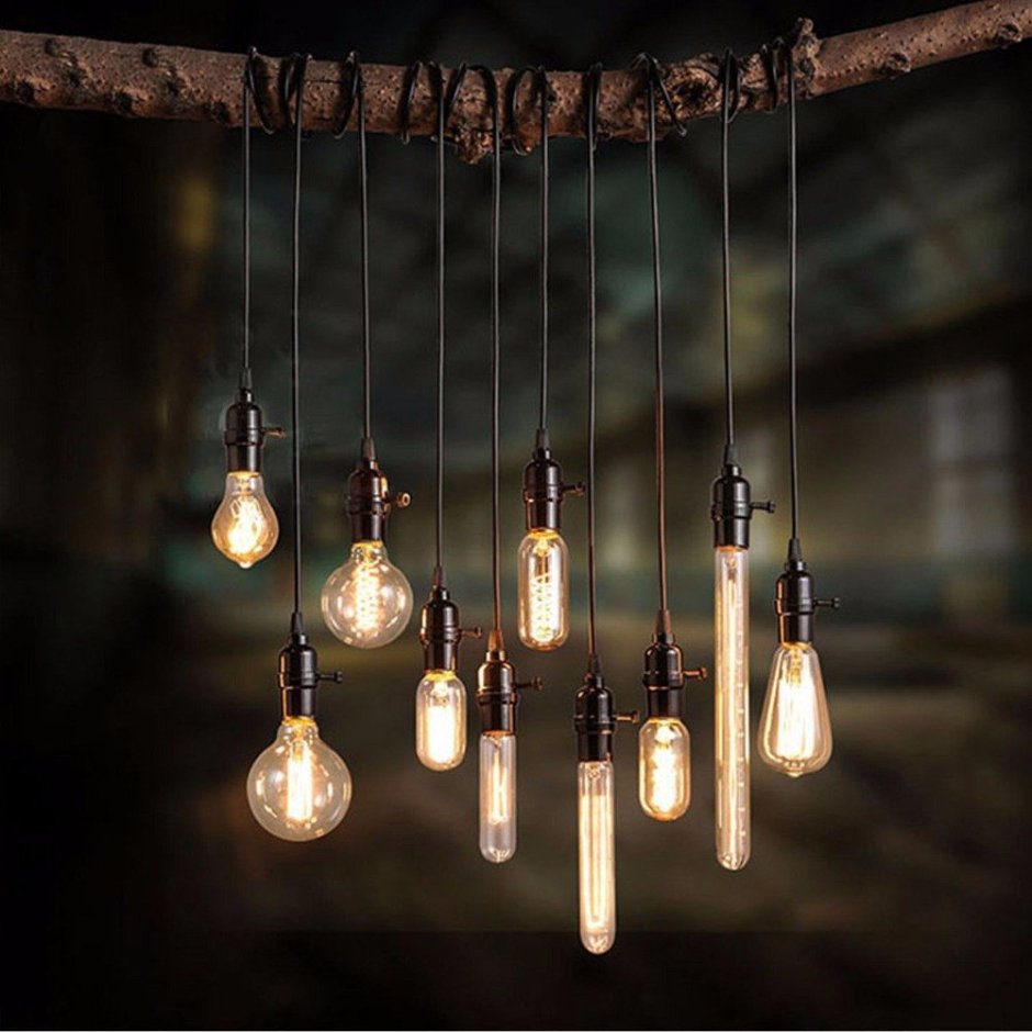 Светильники Loft Edison