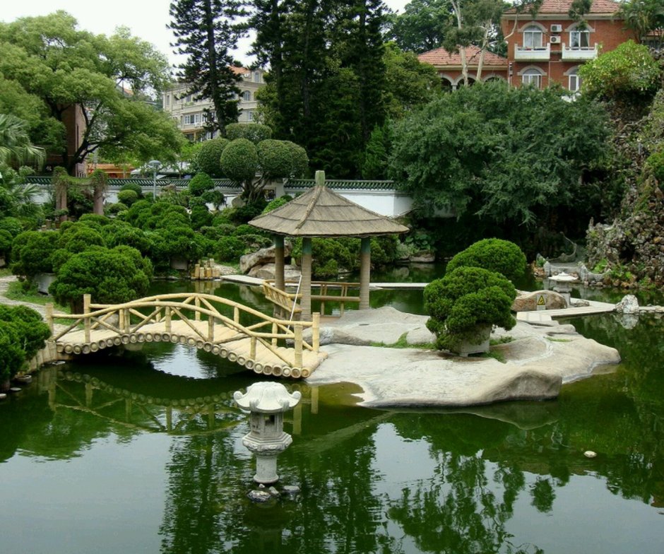 Восточный сад Япония хзаги
