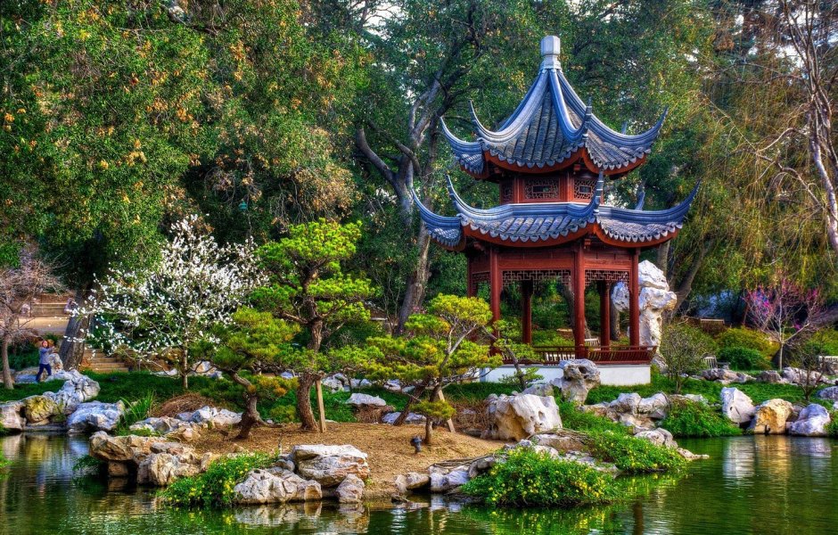 Китай парк пагода