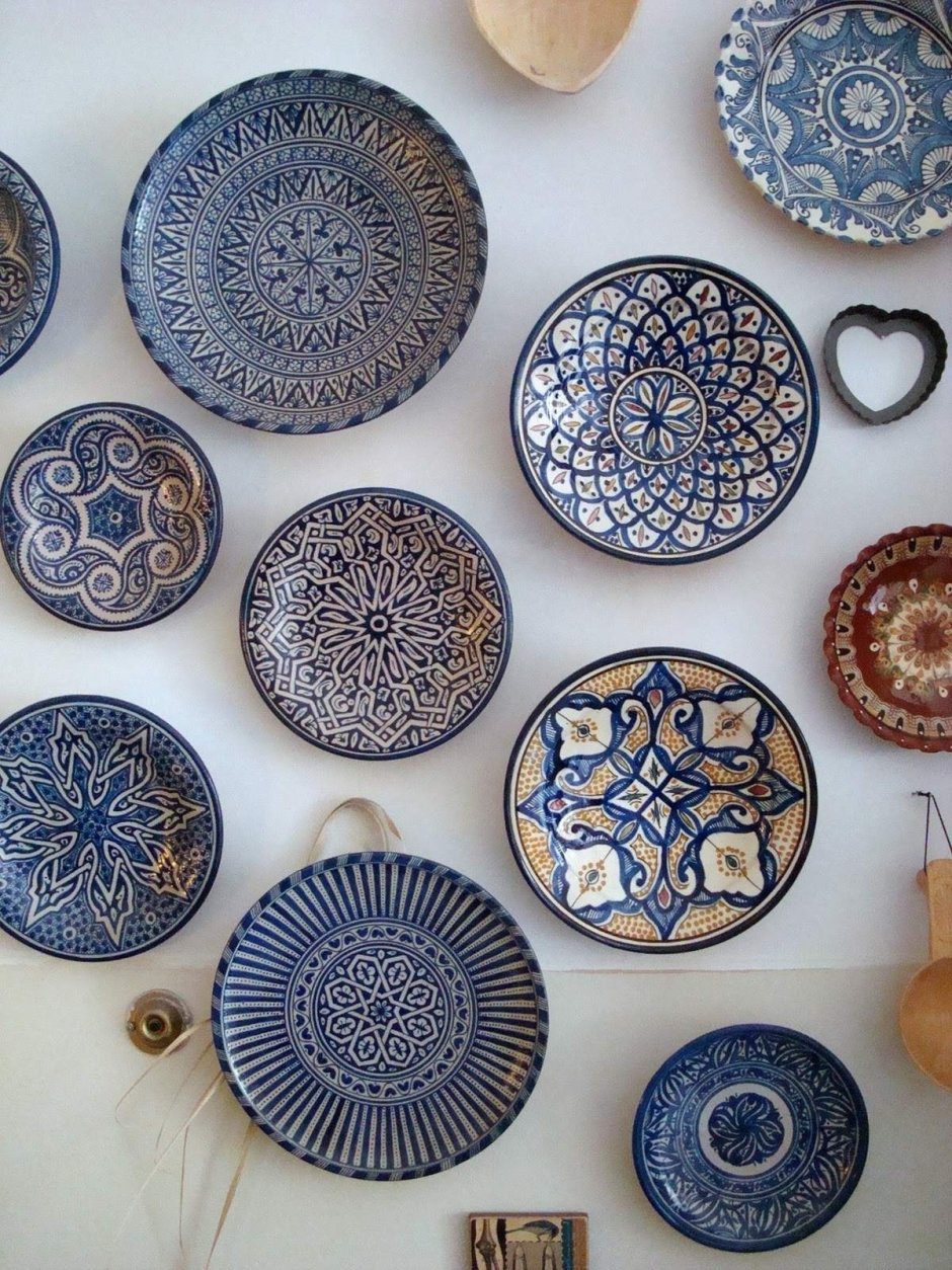 Тарелки в марокканском стиле