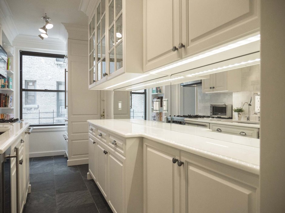 Кухонный фартук из зеркала