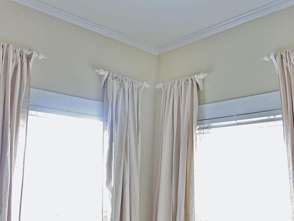 Короткий карниз для штор