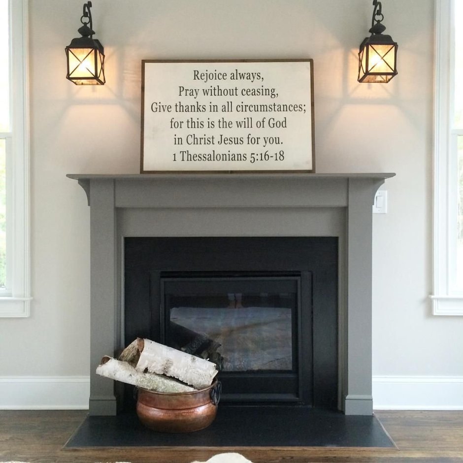 On Wall Fireplace