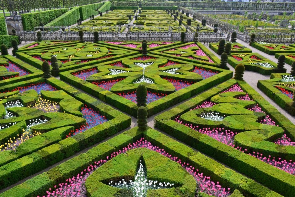 Сад Вилландри, Франция фонтан