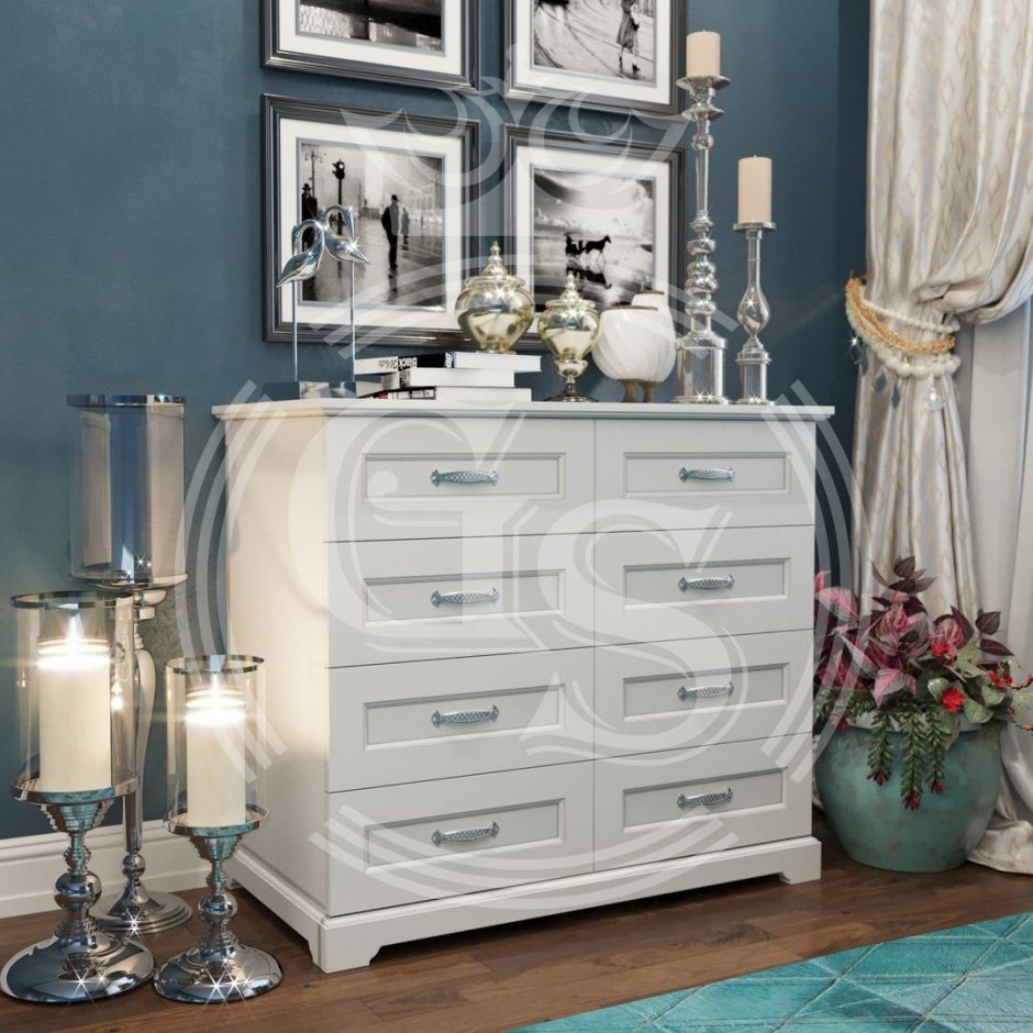 Комод белый габаритыв90ш40д1