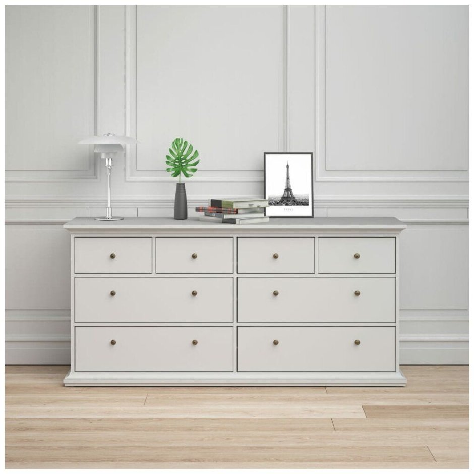 Комод белый лазурит