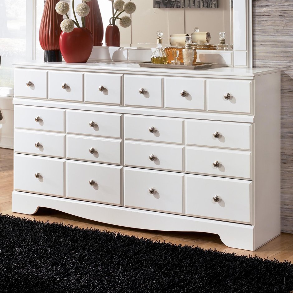 Комод белый Кантри