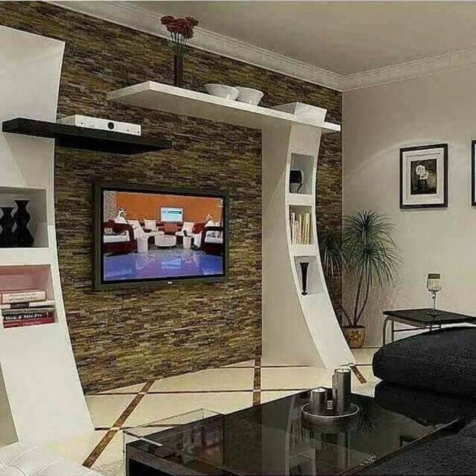 Стойка для телевизора из гипсокартона