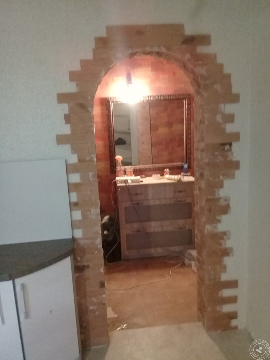 Варианты арок из кирпича в квартире