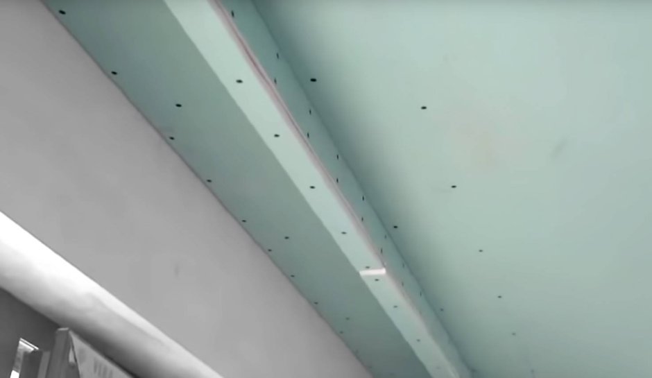 Скрытый карниз из гипсокартона