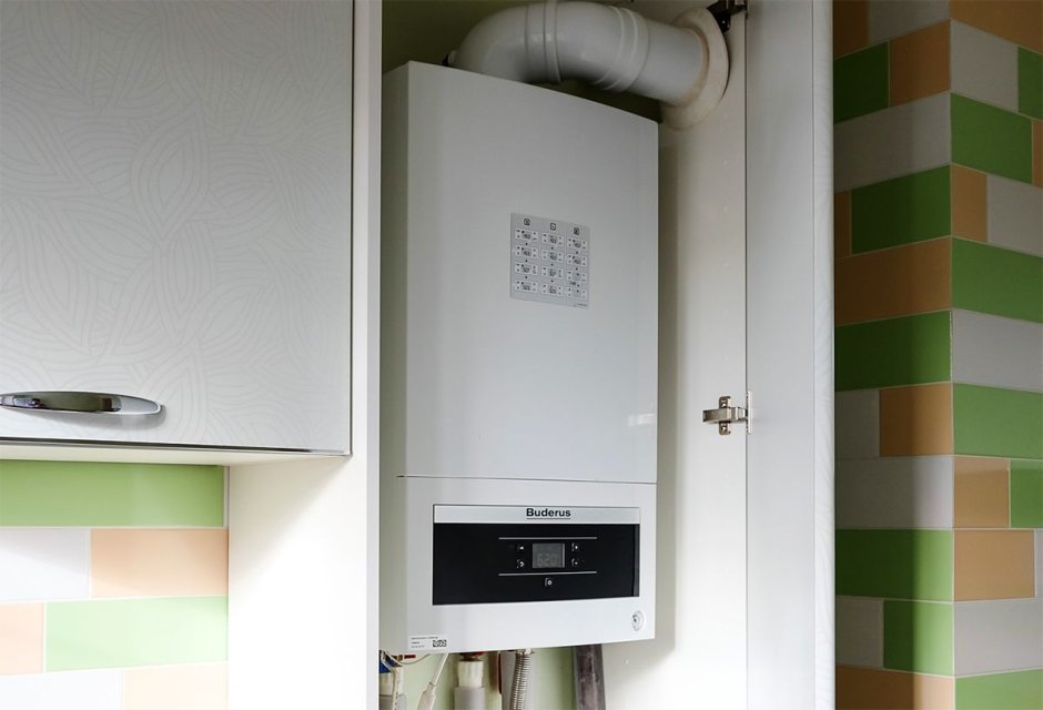 Газовый двухконтурный котел 120м2