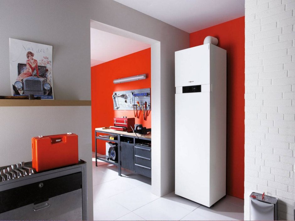 Viessmann напольный газовый котел двухконтурный