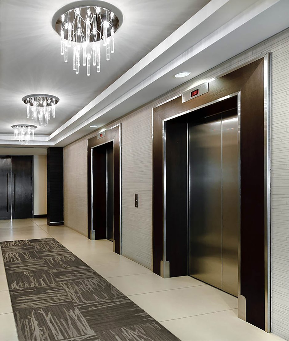 Декорирование лифтового холла