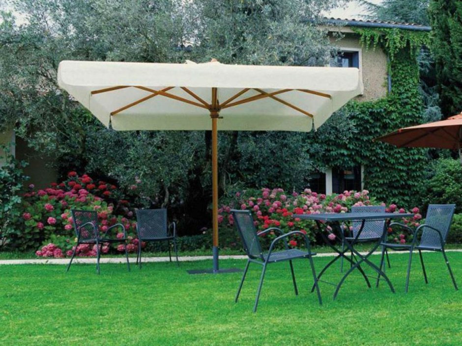 Зонт на центральной стойке для улицы квадратный "Palladio" Standard 2,5 м