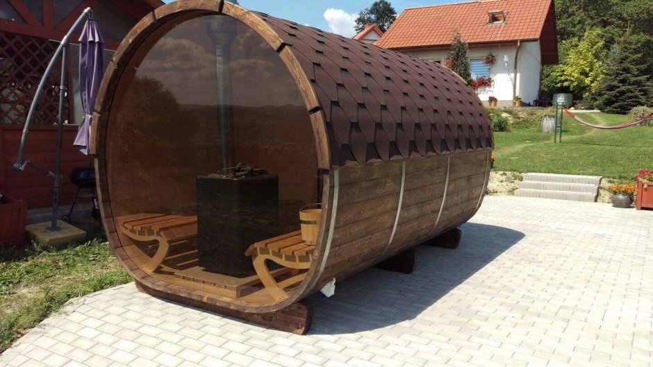 Баня бочка парная