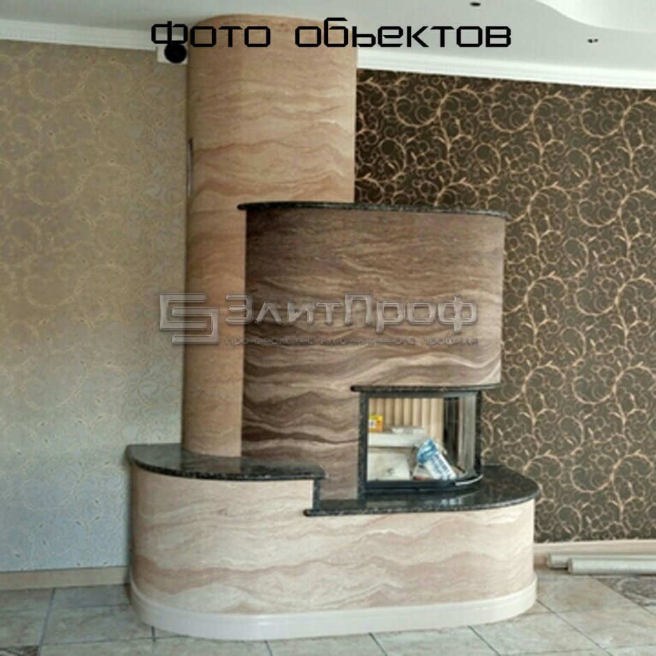 Гибкий камень в интерьере