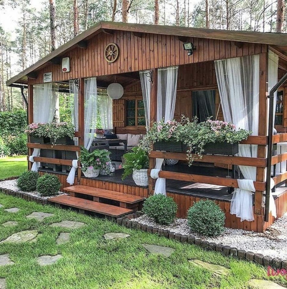Летняя веранда на даче
