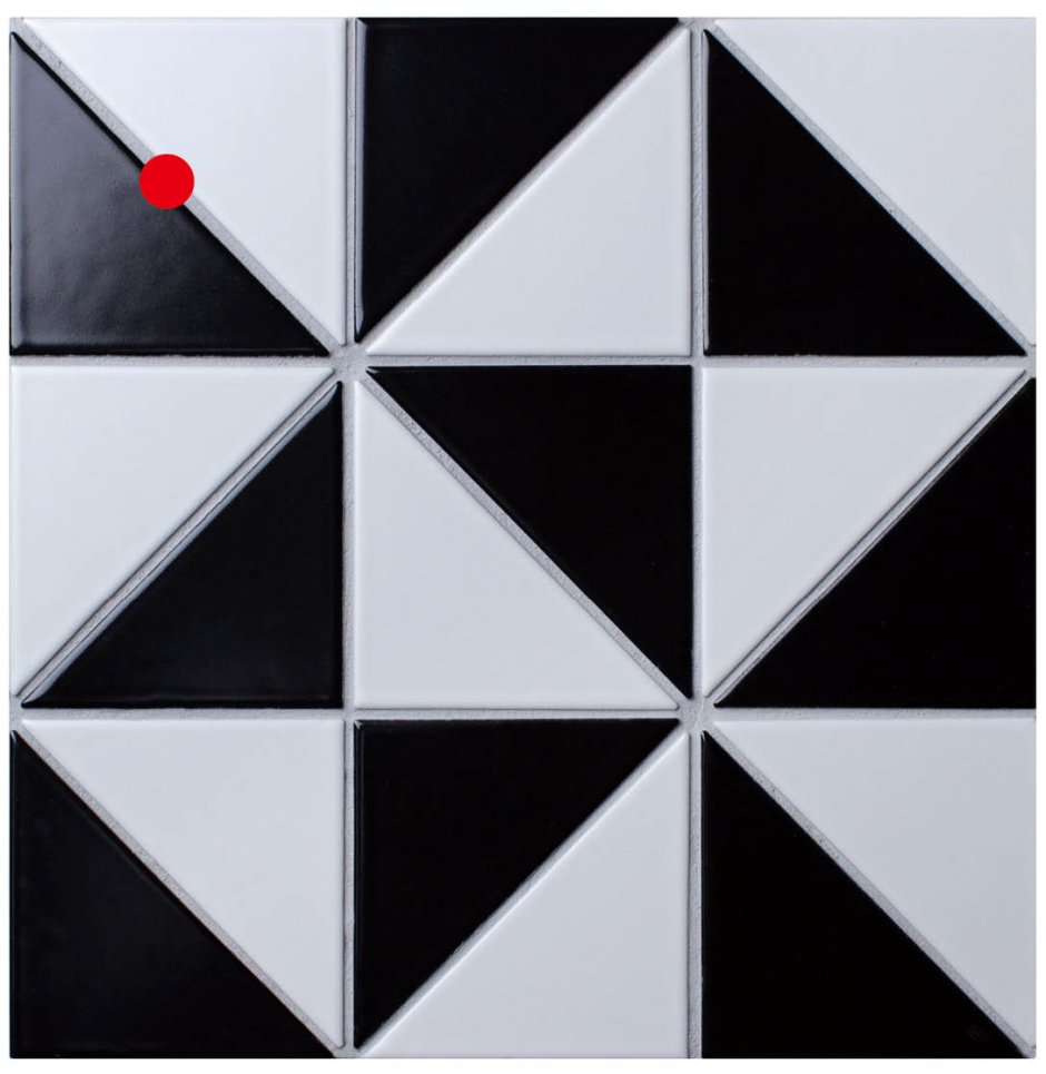 Мозаика Starmosaic homework triangolo White Glossy 26,25x26,25 глянцевая