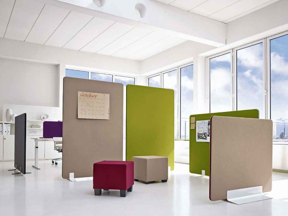 Акустические мобильные перегородки softoffice