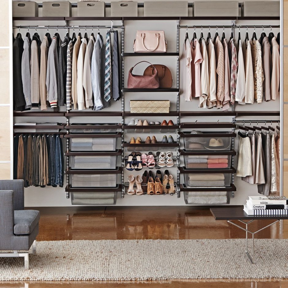 Гардеробные Elfa Decor