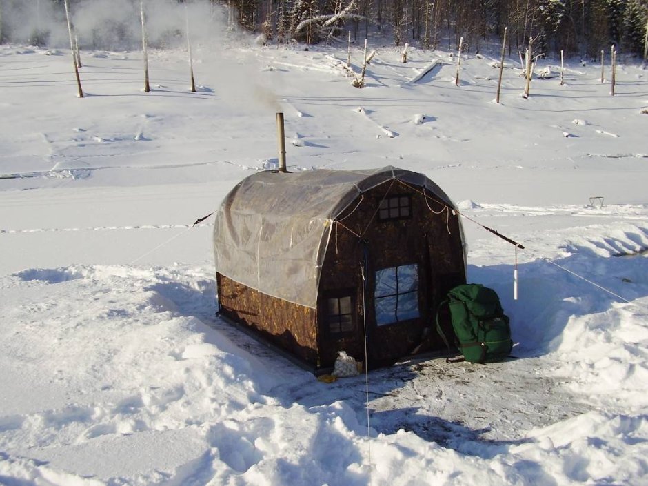 Печка в палатку для зимней рыбалки