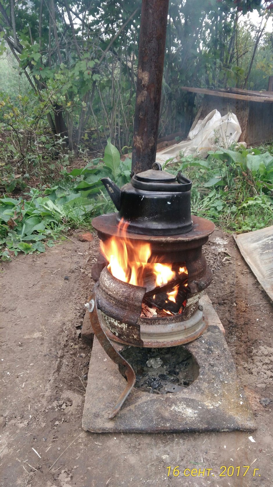 Буржуйка для дачи
