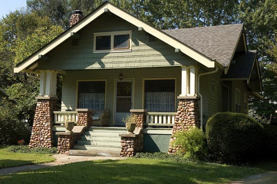 Craftsman Bungalow стиль архитектура США