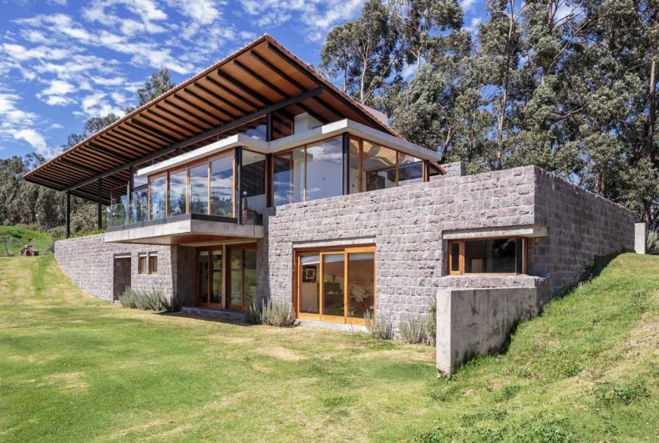 Проект дома на склоне House Wiesenhof