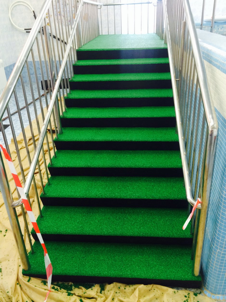 Прорезиненные ступени