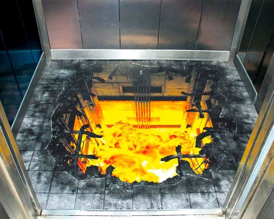 Наливные полы 3д страшные