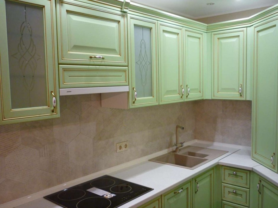 Кухня угловая патина Радиал