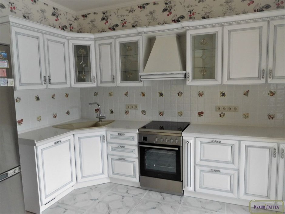 Кухни Зов патина серебро