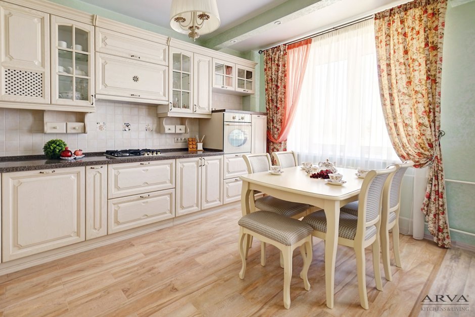 Кухня Прованс 2 патина ясень
