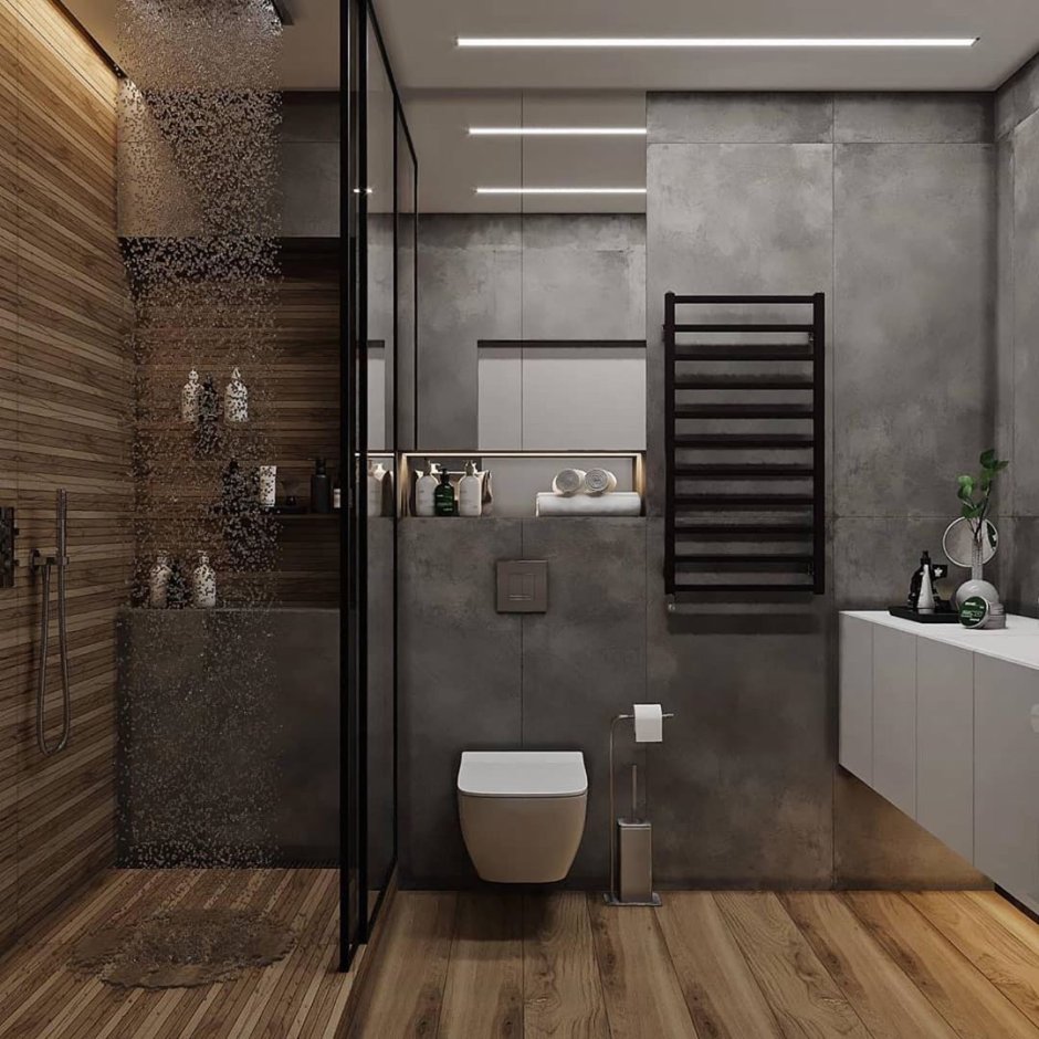 Italon Millennium Black 60x120 санузел