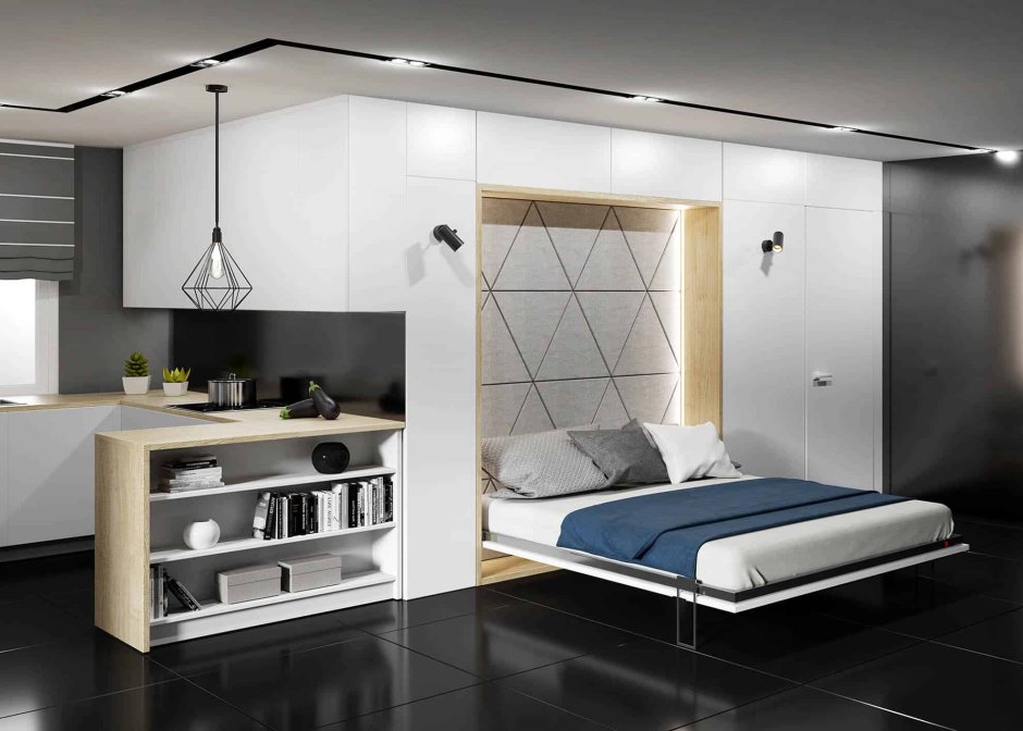 Смартбед 90 - кровать в шкаф-купе 90 x 200 см