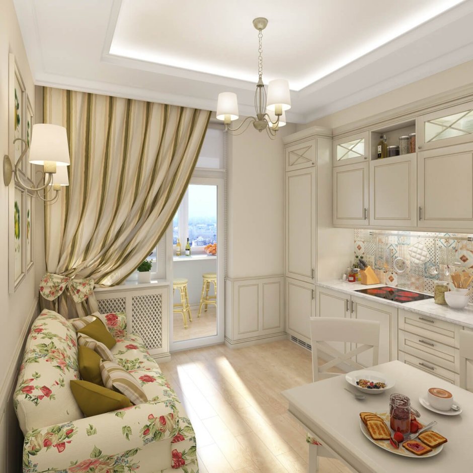 Кухня Прованс 9 кв