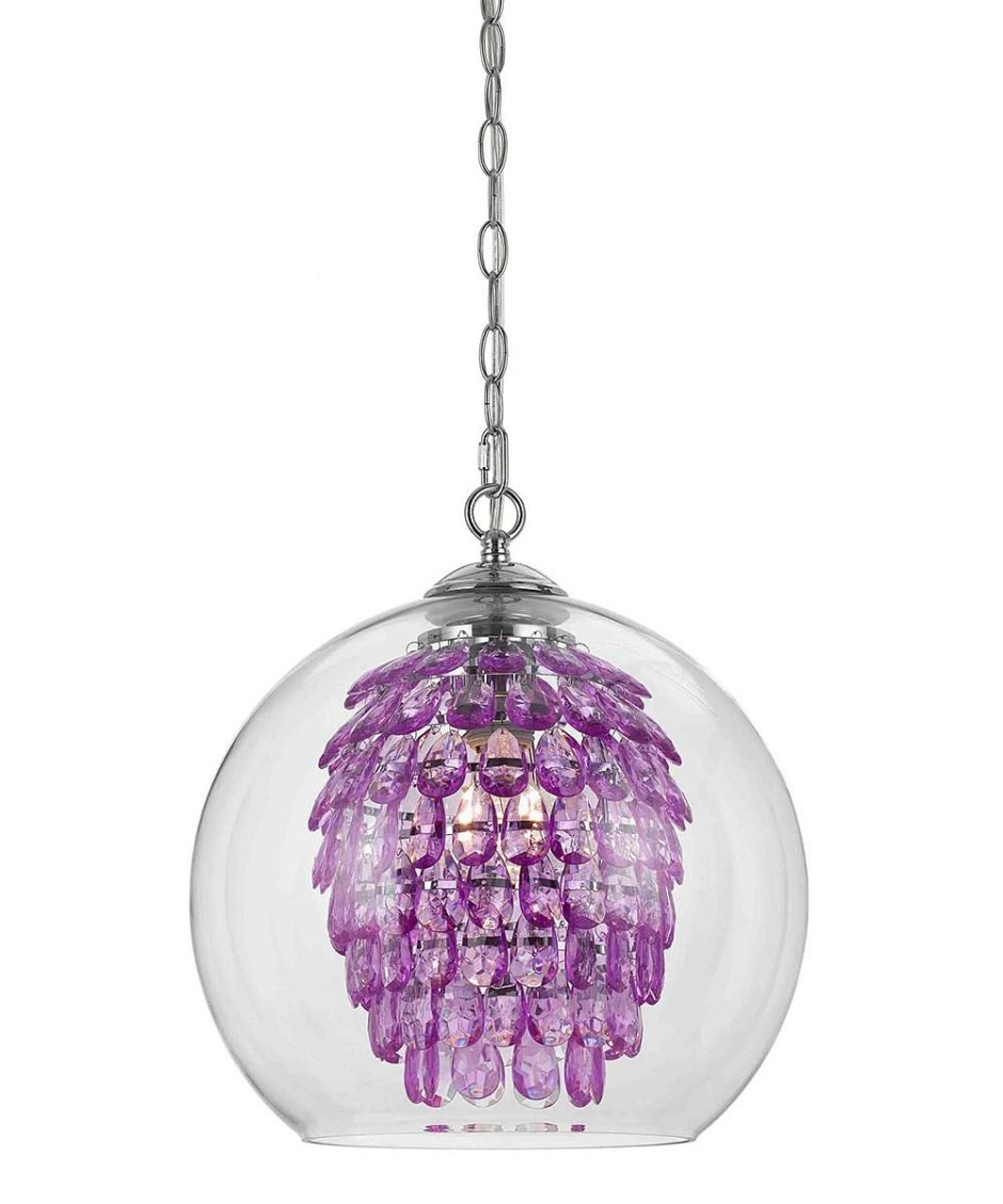 Af Lighting glitzy 1-Light White Chandelier 9105-1h