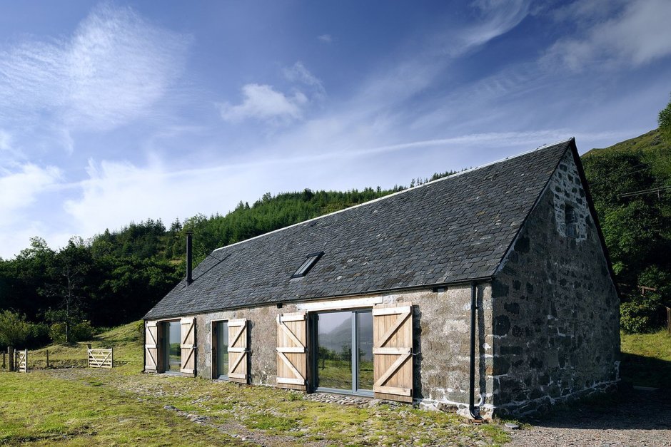 Дом-сарай в Голландии Barn House Eelderwolde