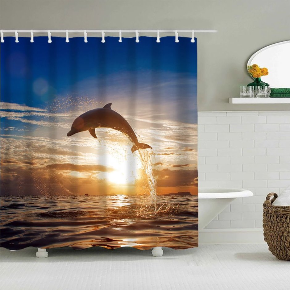 Штора для ванной комнаты «Shower Curtain» 3d Париж