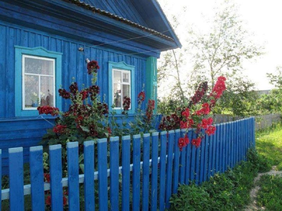Деревенский палисадник