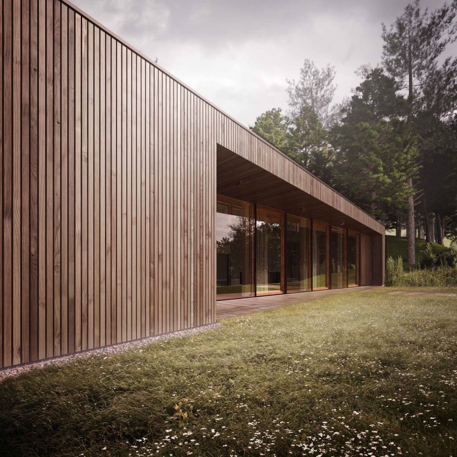 Architecture Design facade Timber cladding