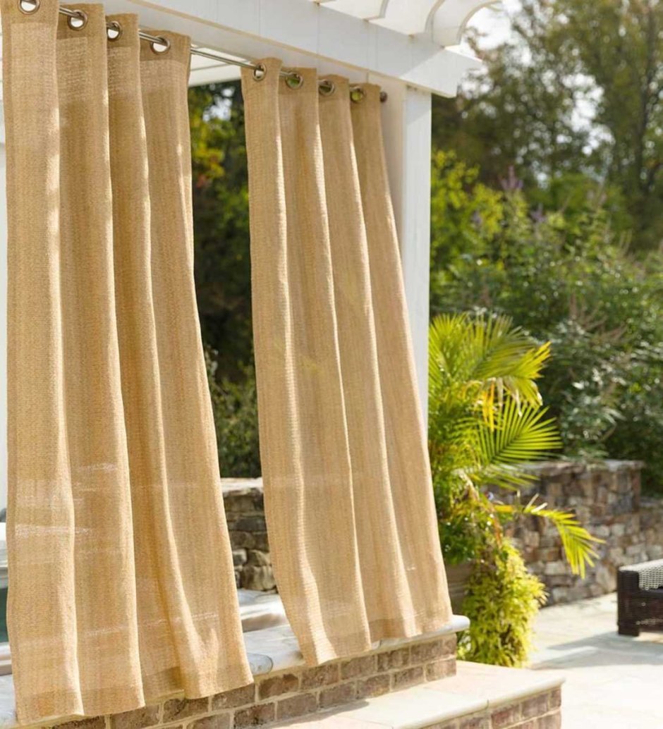 Карниз для штор на веранду