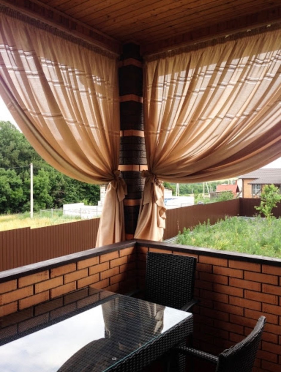 Шторы в беседку