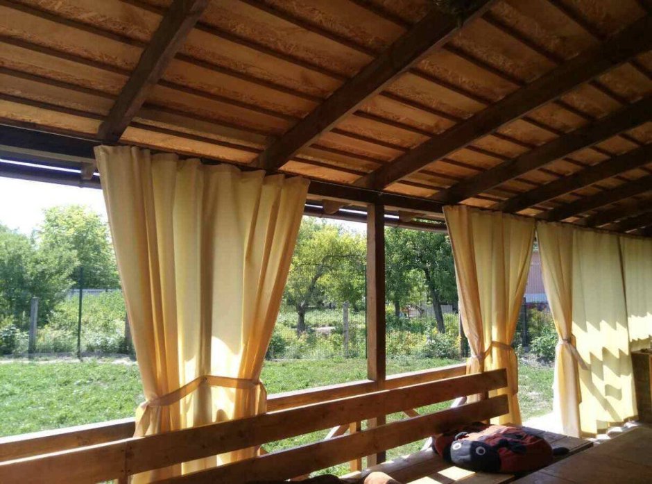 Карнизы для штор на террасу