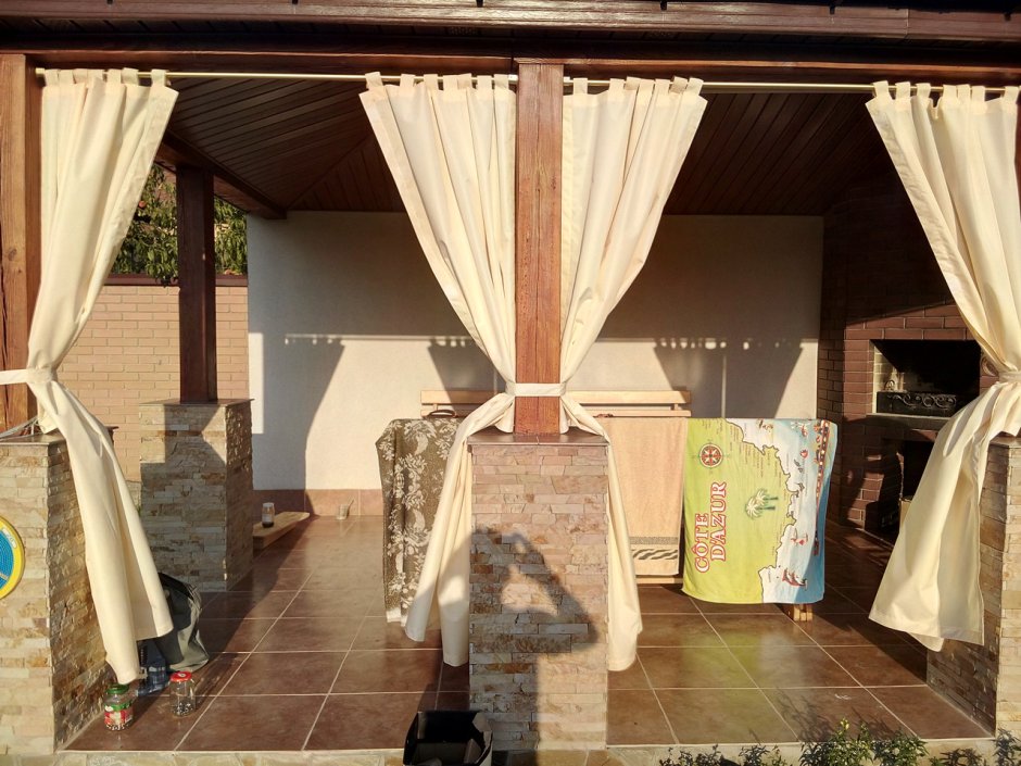 Занавес для беседки