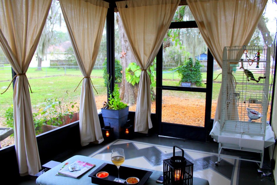 Шторы на веранду