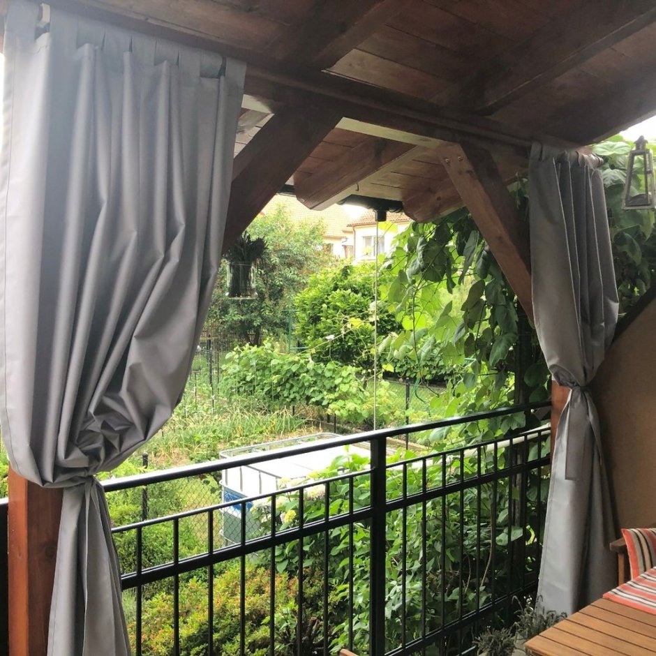 Занавески для беседки