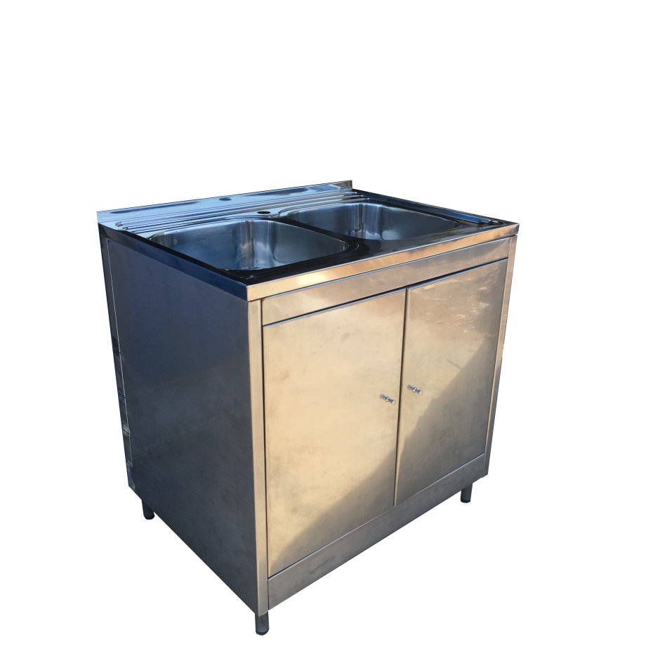 Тумба моечная металлическая МТ-1н 500x500x830